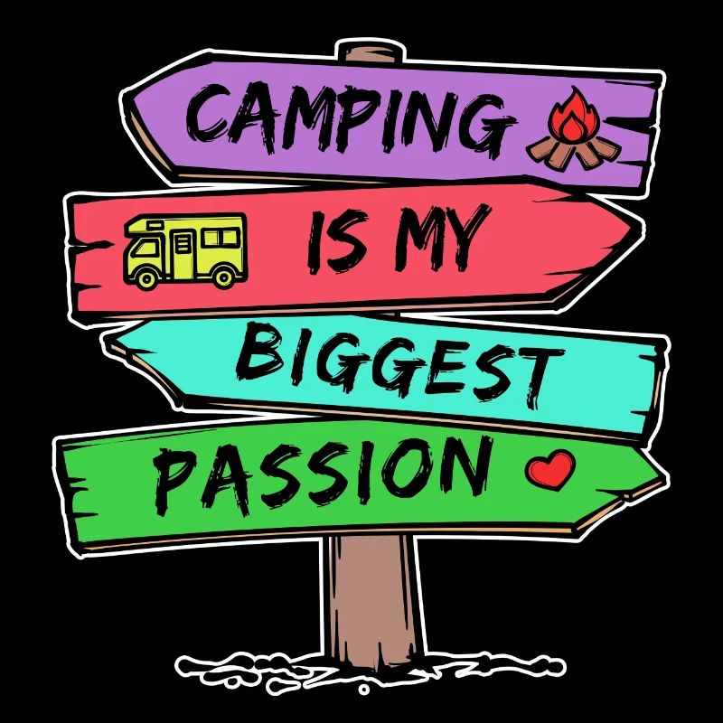 Camping Statement Wohnmobil Herz Camper Relaxen