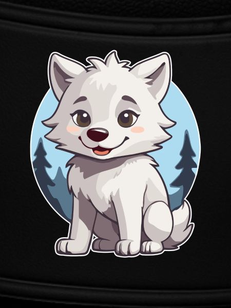 Niedlicher Wolf oder Hund Husky