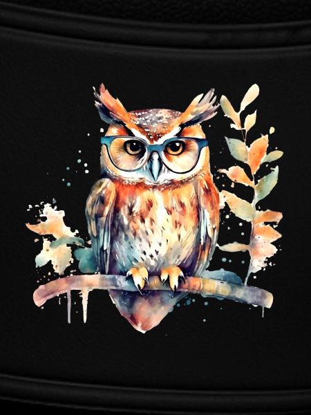 Eule mit Brille