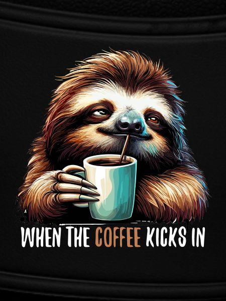 Sloth Coffee Kicks Gift