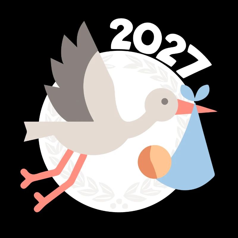 Cigogne avec bébé 2027