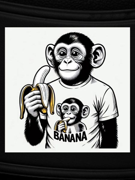 Ein Affe und seine Banane