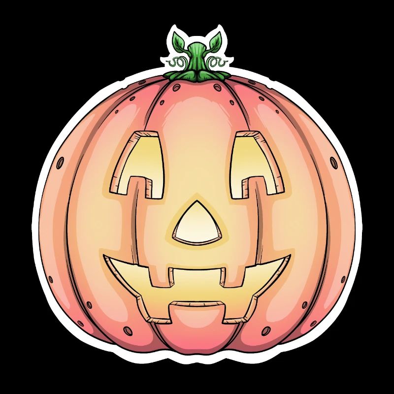Halloween Pumpkin Jack-o'-Lantern Design