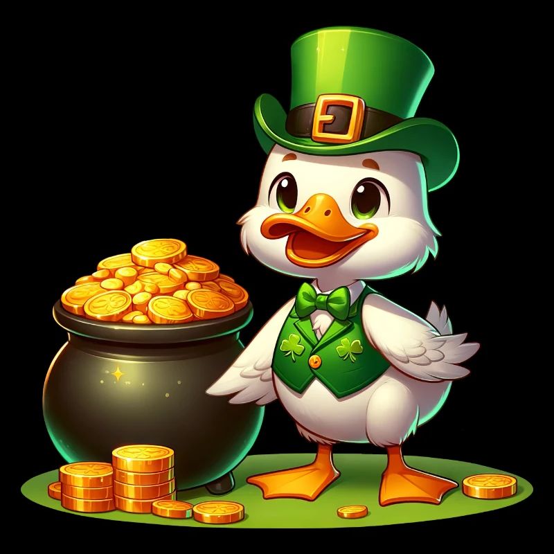 St. Patrick's Day Elephant Green