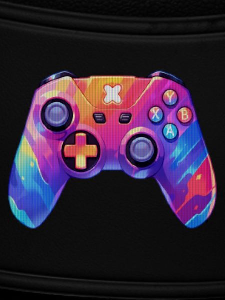 Pixel-Art-Videospiel-Controller