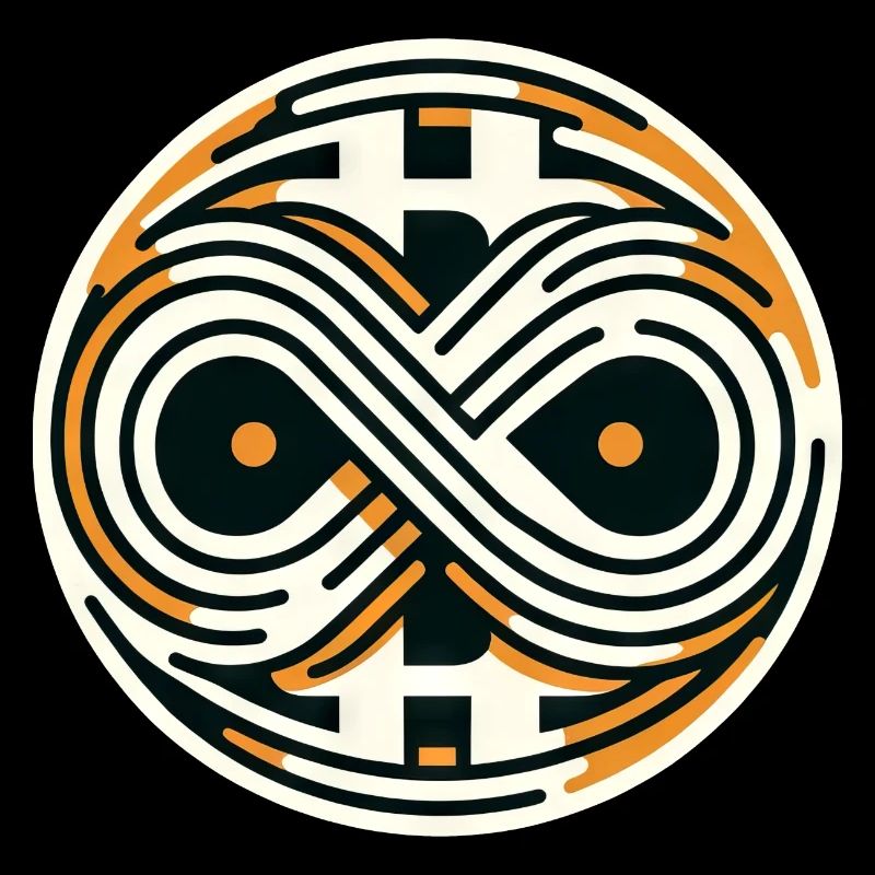 Bitcoin Symbol Unendlicher Wert 21 Millionen