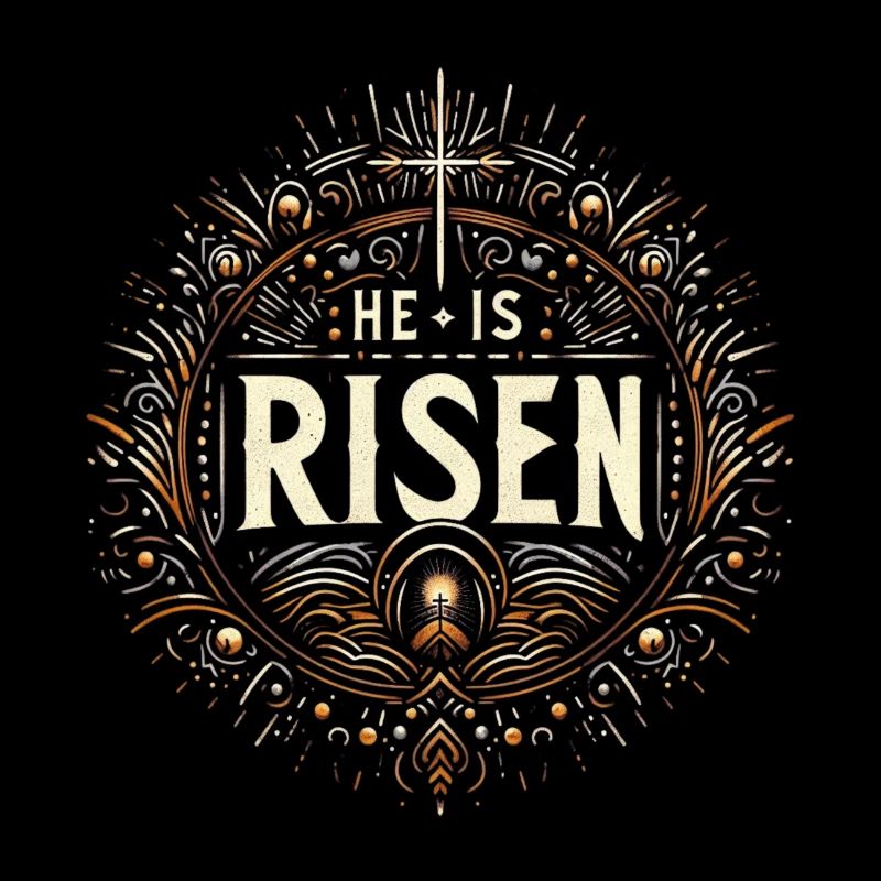 He Is Risen – Easter Ornament