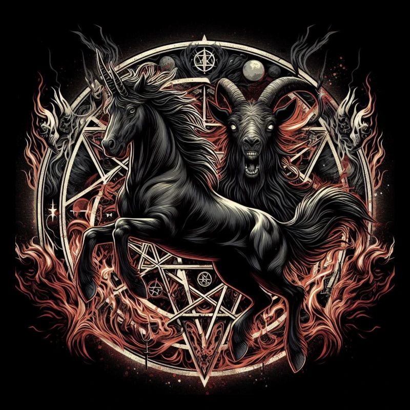 Satanisches Pferd
