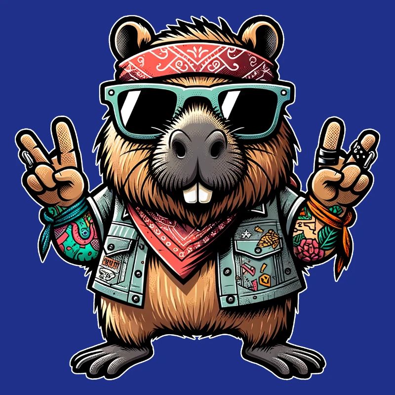 Capibara, Vrede, Hippie