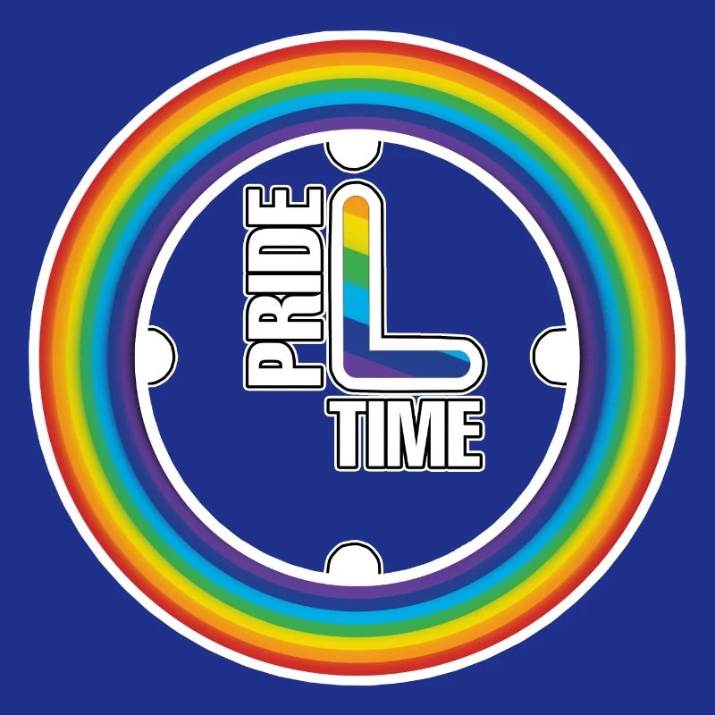 Regenbogen Pride Ring Uhr
