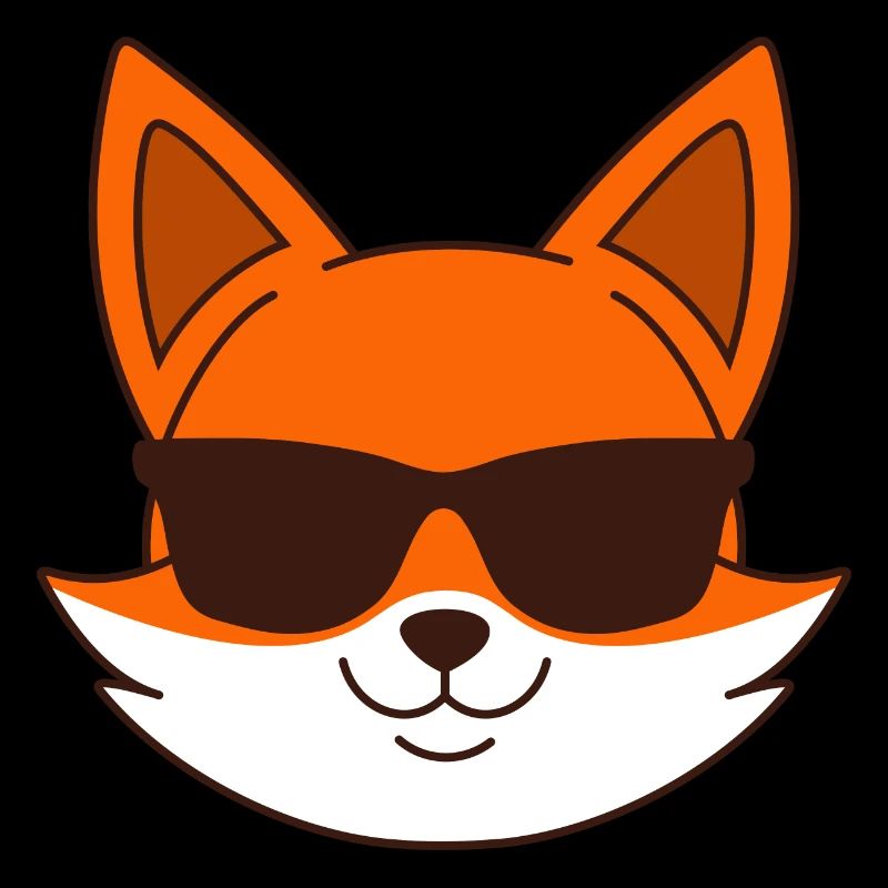 Fox with sunglasses