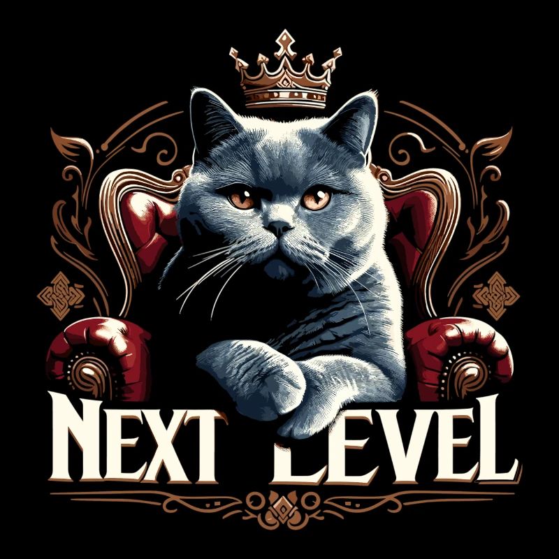 BKH Chaise British Shorthair Blue Cat King