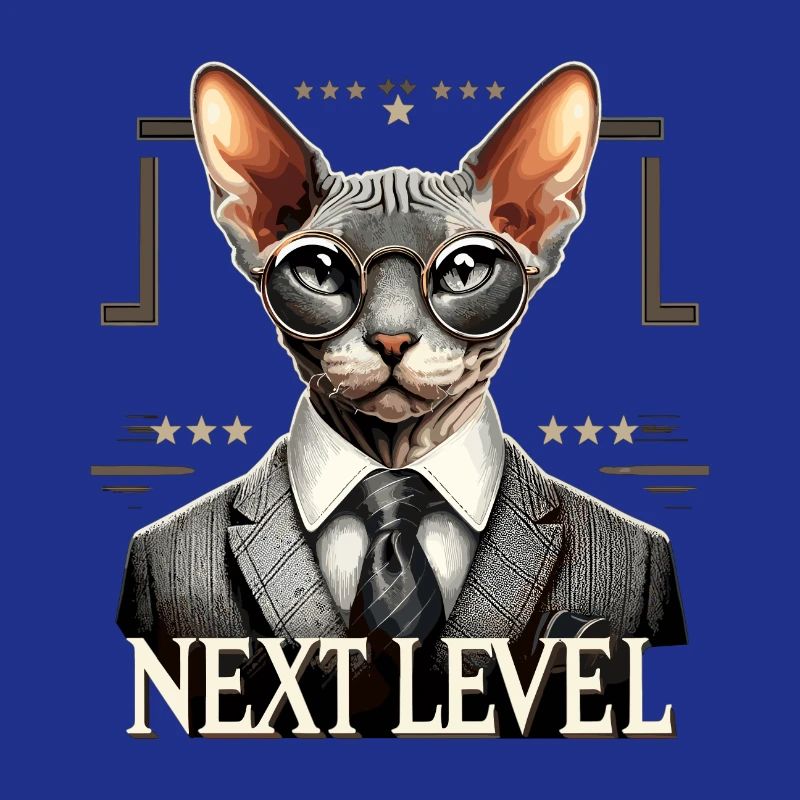 Cornish Rex Anzug Next Level Katze Geschenk