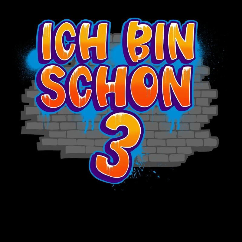 3. Geburtstag Graffiti