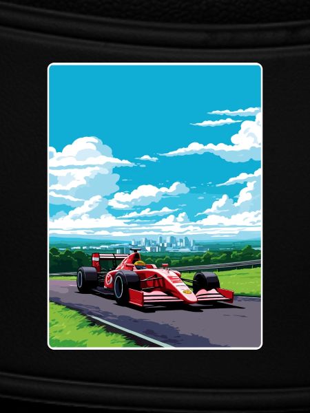 Lebendiges Formel-Rennwagen-Design