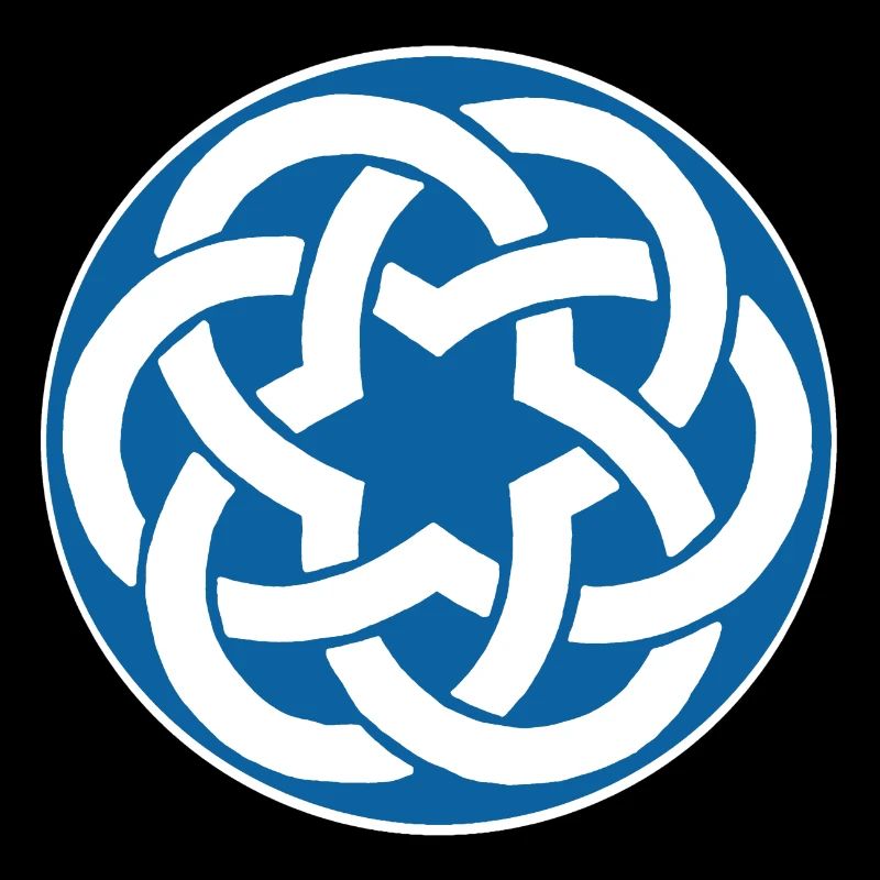 étoile celte bleu