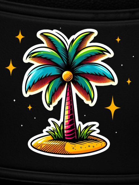 Palme bunt