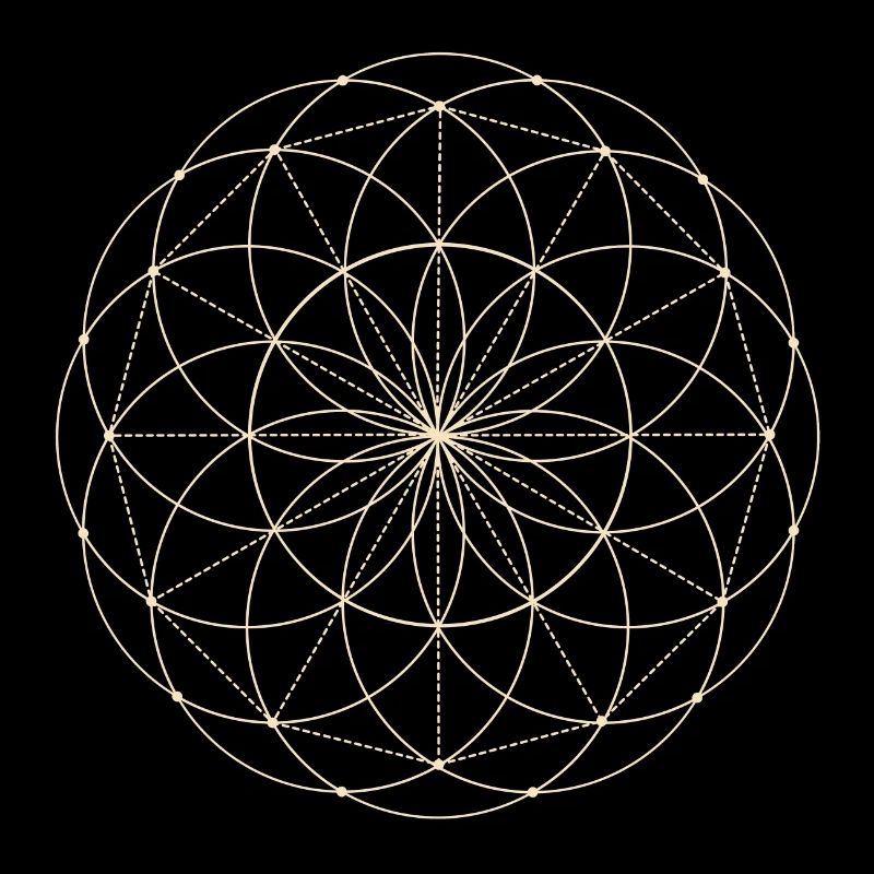 Heilige Geometrie Blume