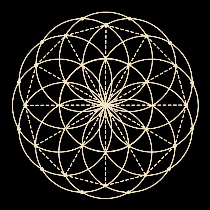 Heilige Geometrie Blume