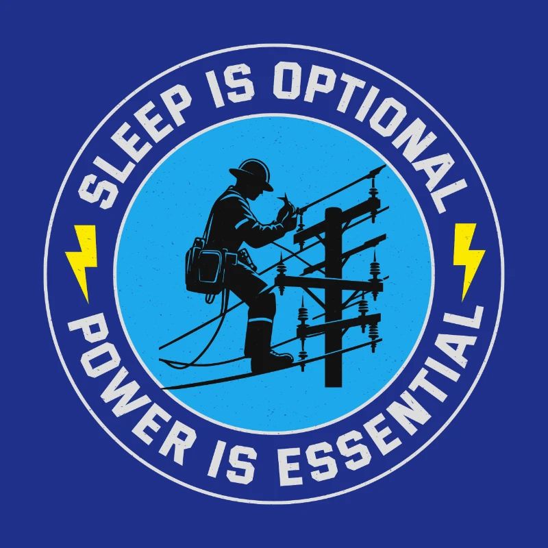Lineman Power Essential Sleep Optional Dedication