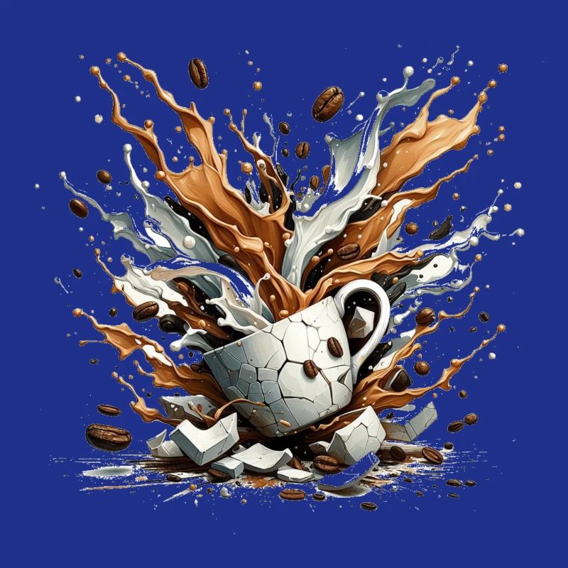 Exploded Coffee - 100 % caféine