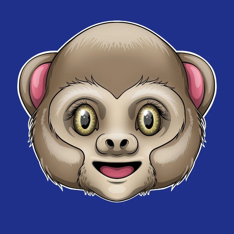 Visage de singe
