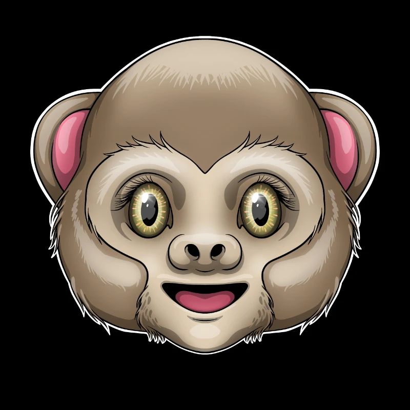 Visage de singe