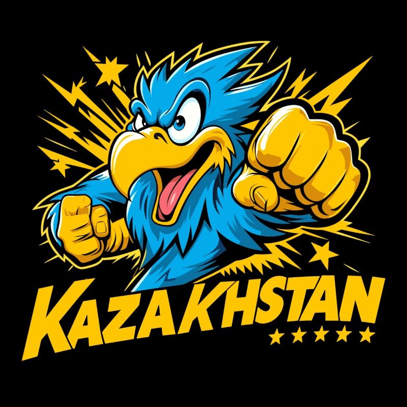 Kazakhstan Eagle Flag Flag Power Cool Gift