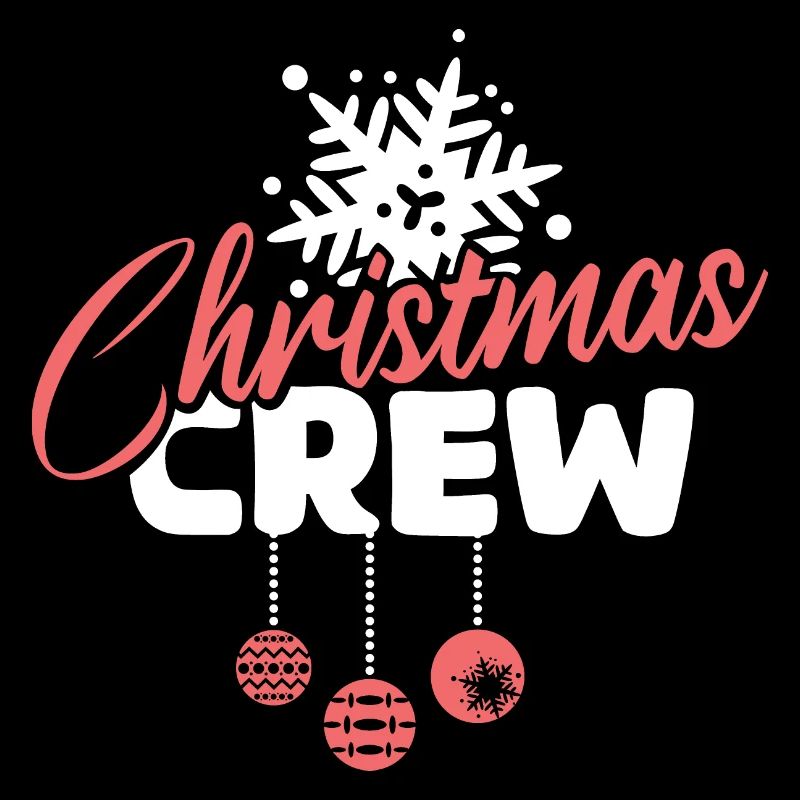 Équipage de Noël flocon de neige Noël Logo de Noël