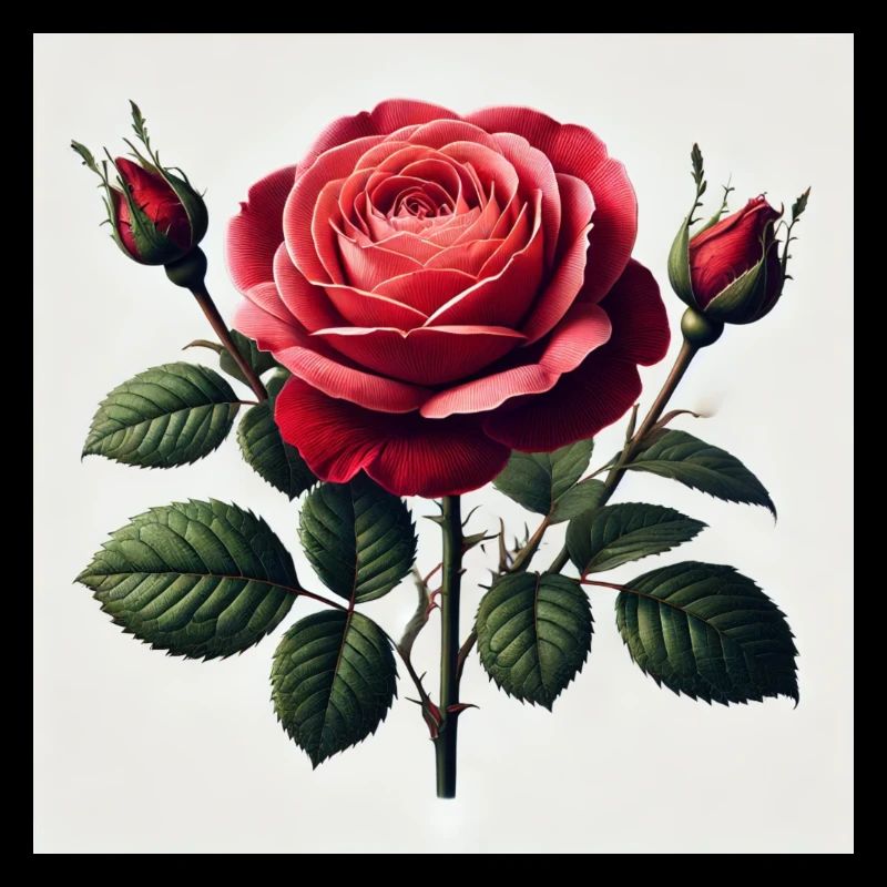 Beautiful red rose