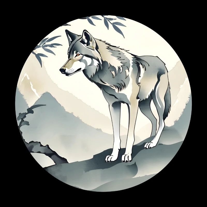 Ein einsamer Wolf