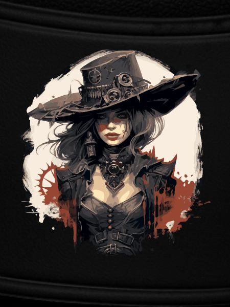 Emo Cowboy Steampunk Mädchen