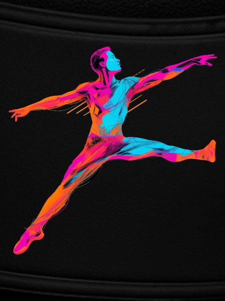 Male Ballet Dancer Synthwave