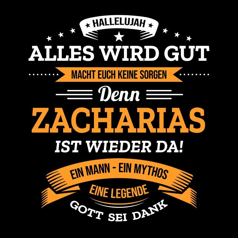 ALLES WIRD GUT, DIE LEGENDE ZACHARIAS IST DA