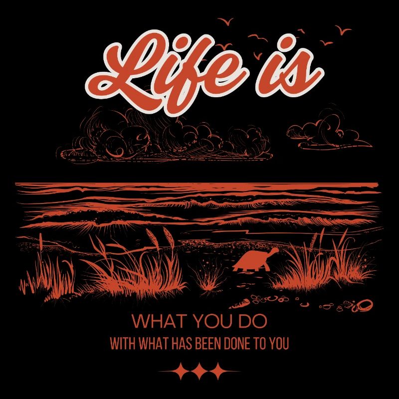 Das Leben ist das, was du mit dem machst, was dir angetan wurde