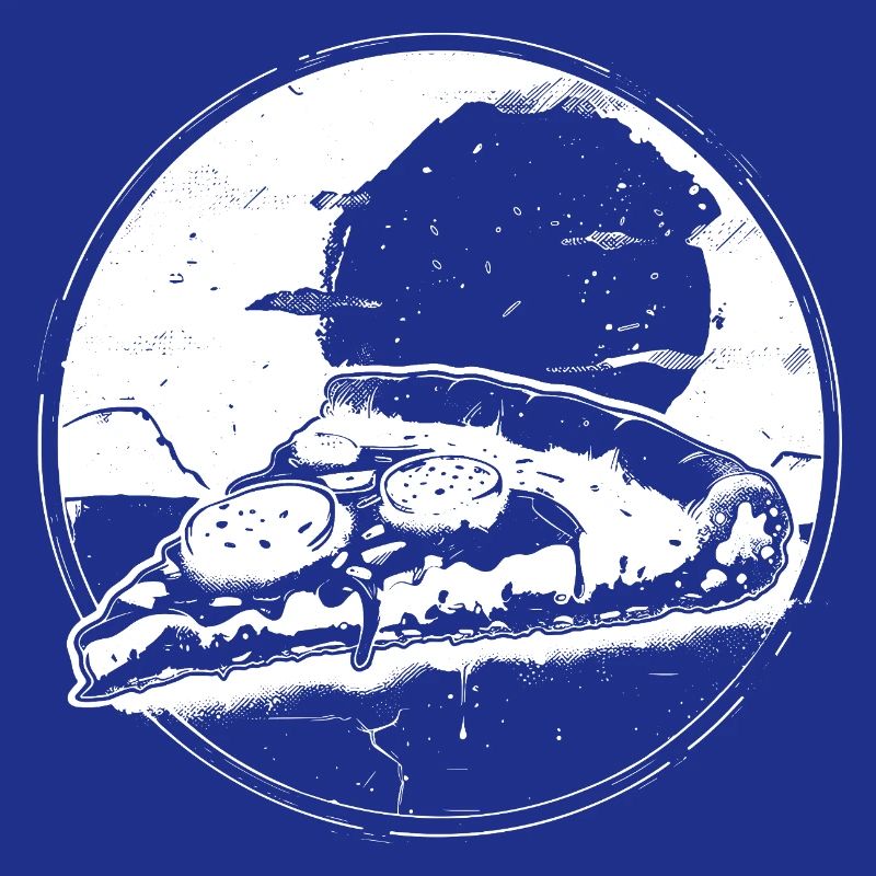 Dessin de pièce de pizza