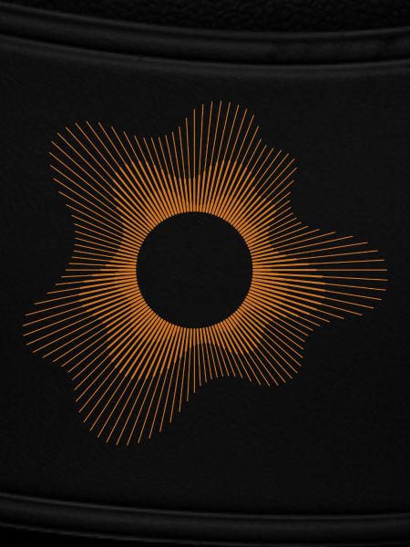 Solar Eclipse Geometric Design