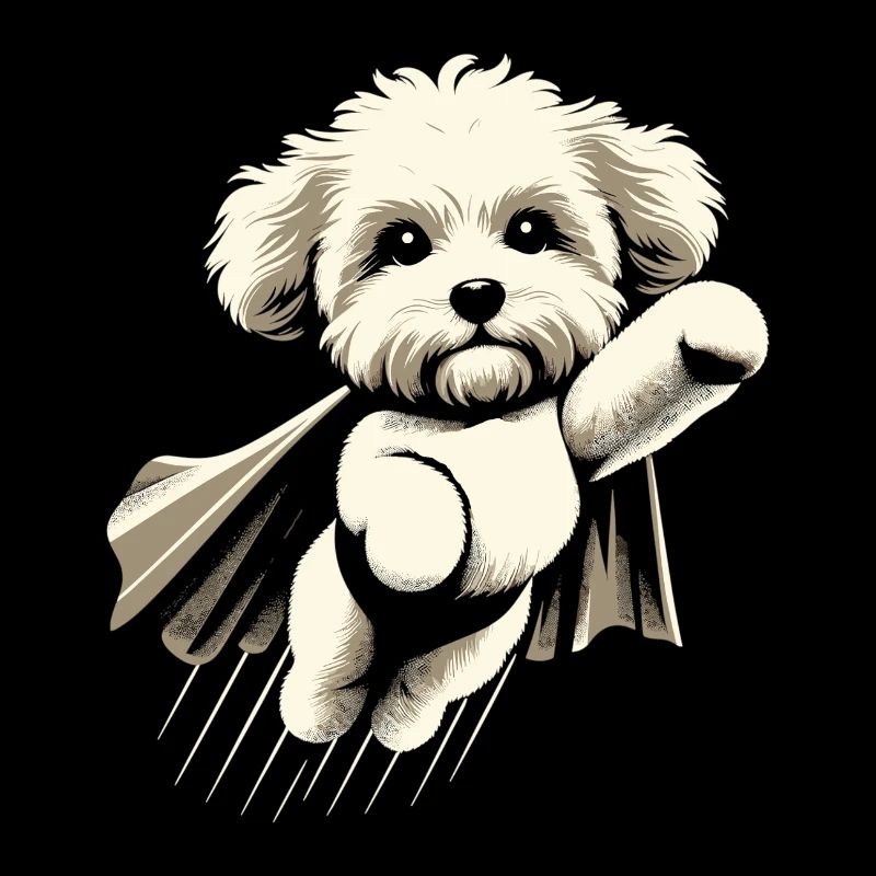 Super chien Maltipoo Moodle Multipoo cadeau