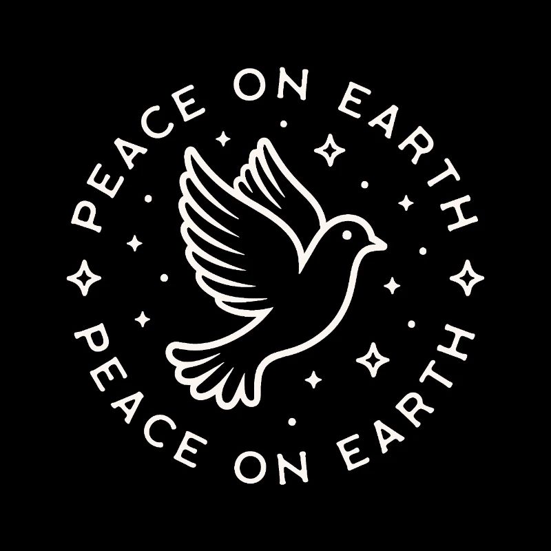 Peace on earth colombe de la paix