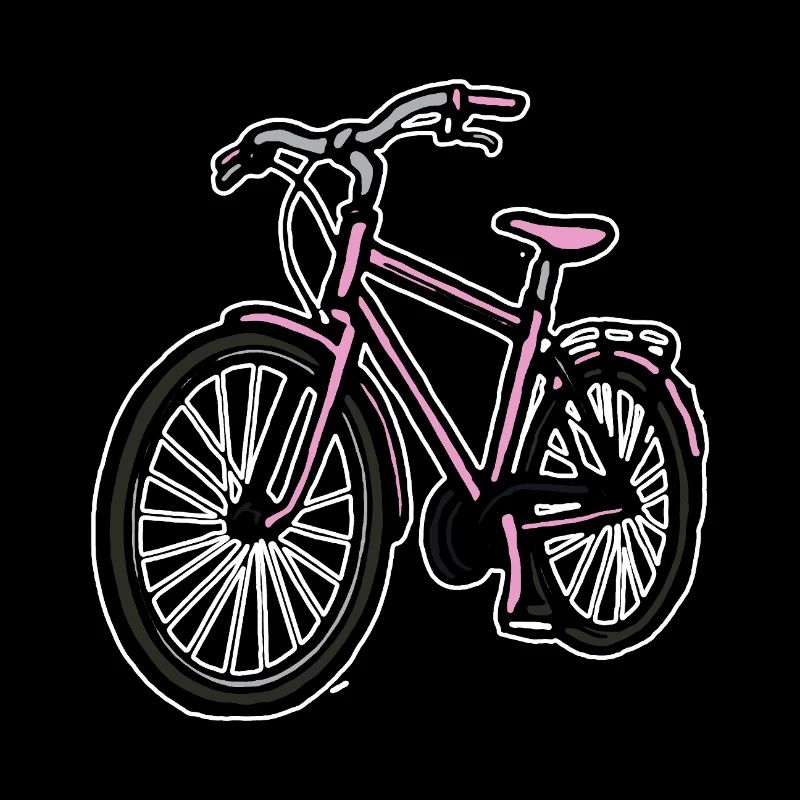 Rose Vélo Femmes Filles