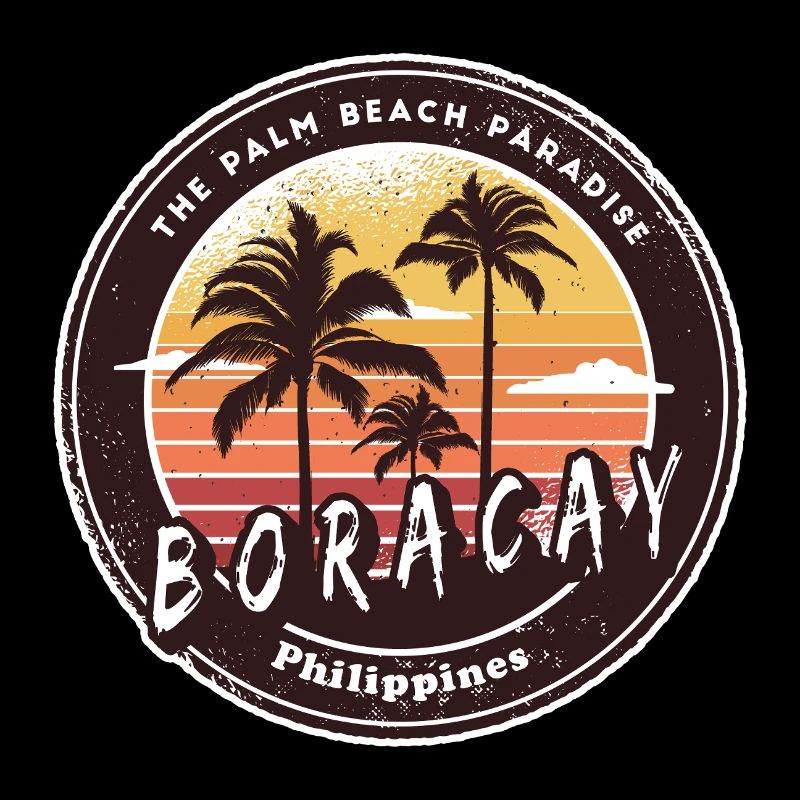 Boracay Philippinen Vintage Design