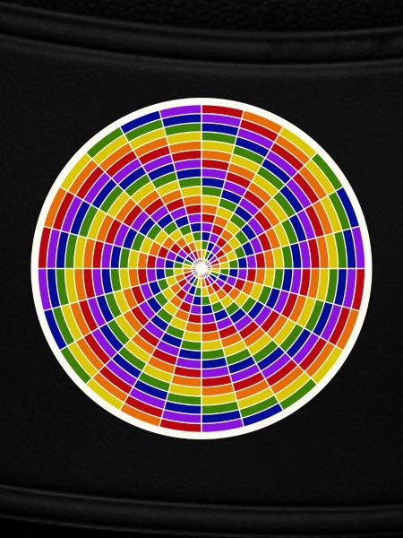 Farbige Spirale Kunstgestaltung