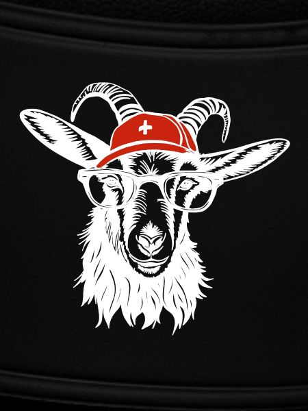 Switzerland billy goat white