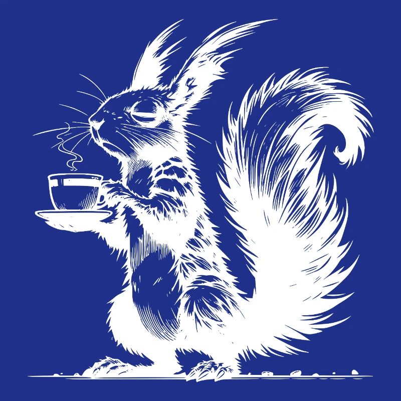 Small Squirrel, Big Cup Squirrel Caffeine