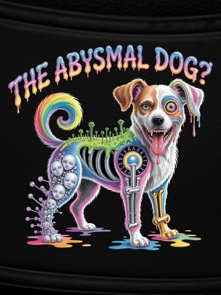 Psychedelic Abysimal Dog Illustration