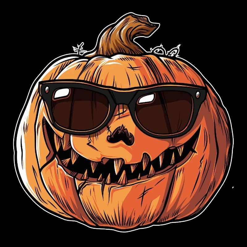 Cool Halloween pumpkin