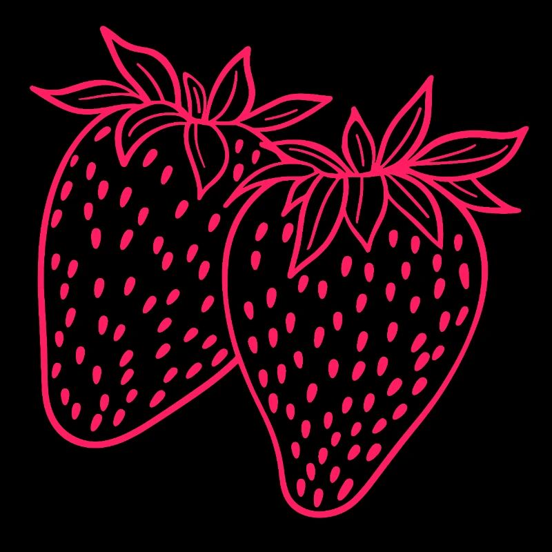 Erdbeere neon