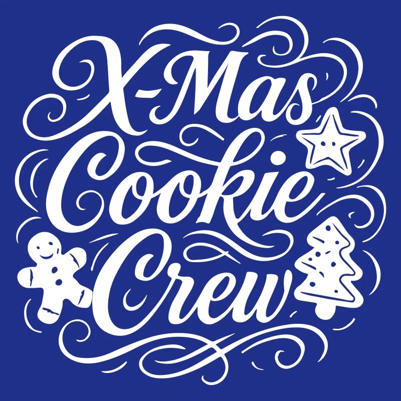 Équipe de Noël de cuisson des biscuits