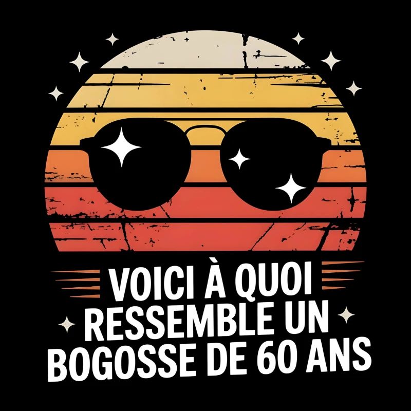 Bogosse 60 Jahre Retro Sonne