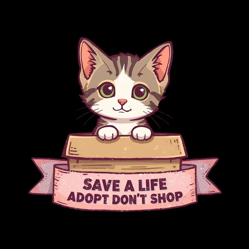 Chat mignon adopter le design Ne pas acheter